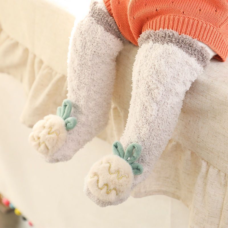 Baby Animal Cartoon Socks – Thickened Winter Stockings (1–3 Years)