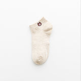 Women’s Simple Bear Ankle Socks – Casual Fashion Style