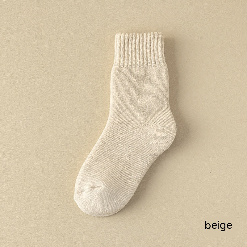 Children’s Winter Fleece Socks – Thick Warm Wool Style