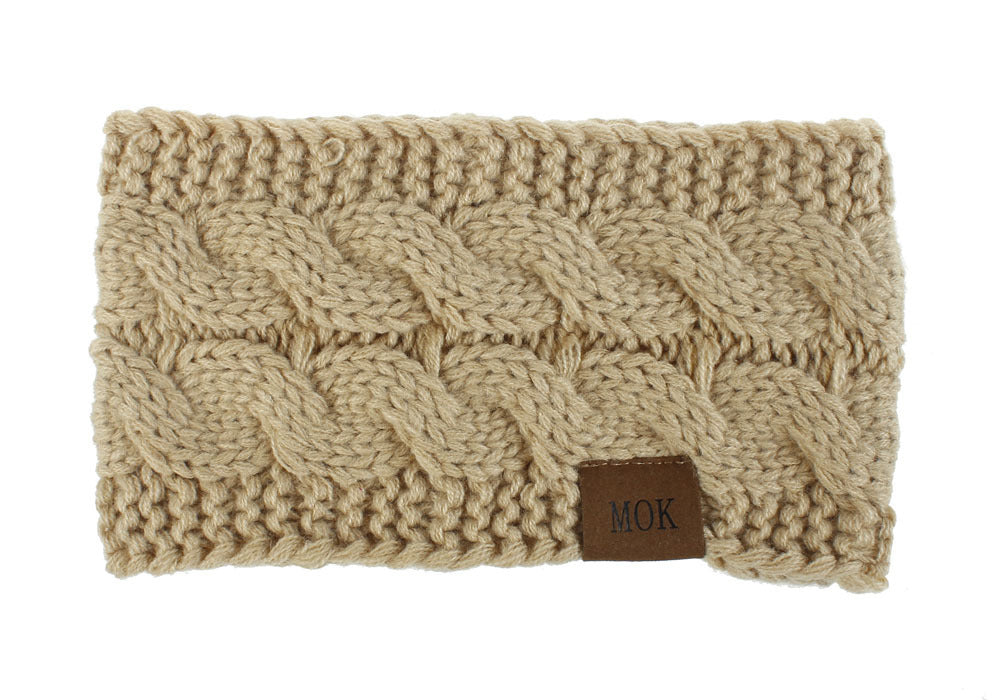 Women’s Knitted Winter Headband – Warm Wool Ear Muffs