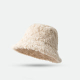Women’s Lambswool Bucket Hat – Winter Warm Fisherman Style
