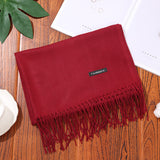 Classic Solid Color Shawl – Soft Touch Scarf in 25 Designer Shades