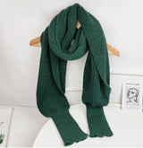 Oversized Knit Sweater Scarf – Soft Wool Blend Winter Wrap