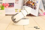 Hollow Carved Leather Belt – Women’s Pin Buckle Belt in Multiple Colors & Sizes