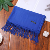 Classic Solid Color Shawl – Soft Touch Scarf in 25 Designer Shades