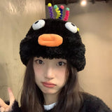 Women’s Plush Winter Hat – Cute Fleece-Lined Ear Protection