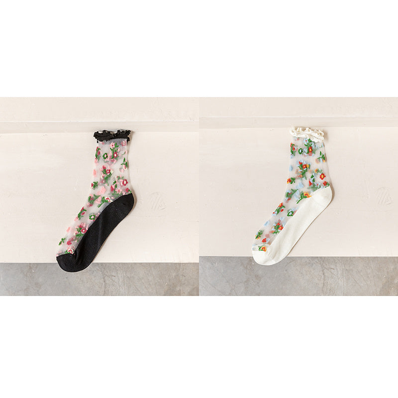 Women’s Fashion Personality Crystal Glass Stockings