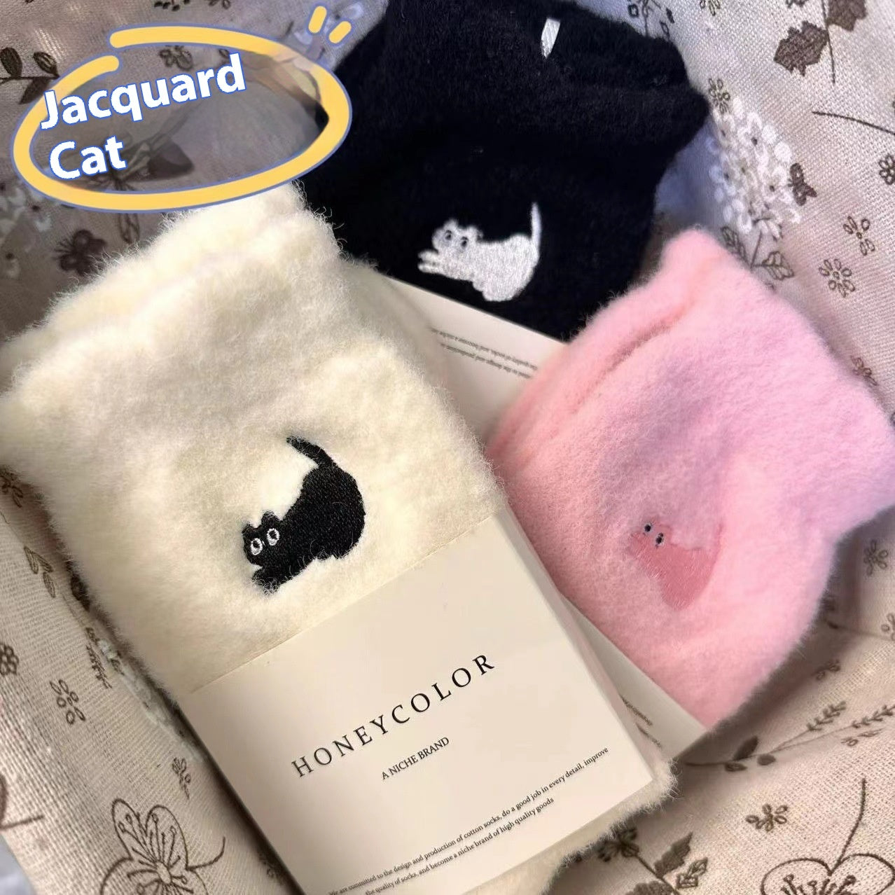 Women’s Fleece-Lined Mink Fur Tube Socks – Warm Winter Maternity Socks