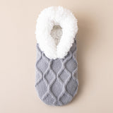 Unisex Plush Winter Slipper Socks – Non-Slip Fuzzy Thermal Floor Socks