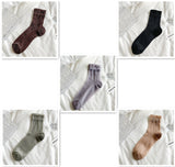 Women’s Crystal Nylon Mid-Calf Socks – Sheer Breathable Stockings