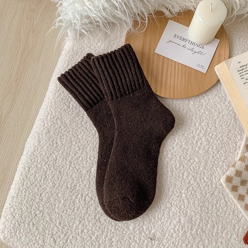 Women’s Extra Thick Fluffy Loop Socks – Cozy Winter Warm Design