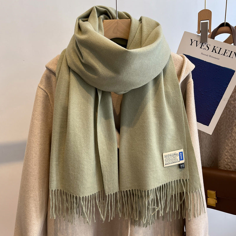 Oversized Brushed Scarf – Soft Woven Shawl in 39 Elegant Colors