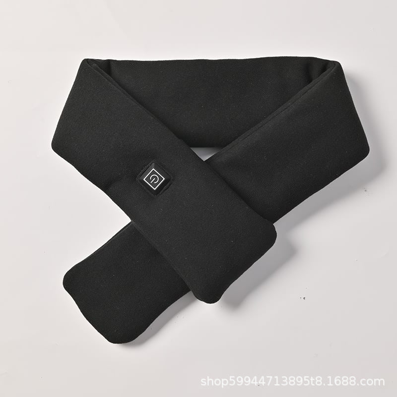 USB Heated Neck Scarf – 3-Level Adjustable Winter Warmer