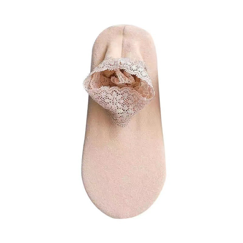 Warm Silicone Non-Slip Mid-Calf Socks – Winter Velvet Lined