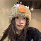 Women’s Plush Winter Hat – Cute Fleece-Lined Ear Protection