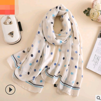 Floral Printed Silk-Look Scarf – Elegant Lightweight Shawl for All Seasons