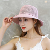 Women’s Summer Sun Hat – Lace, Ribbon & Pearl Accent Styles