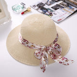 Women’s Summer Sun Hat – Lace, Ribbon & Pearl Accent Styles