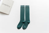 Japanese-Style Cotton Knee Socks – Long Pile Warm Design