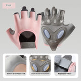 Women’s Half Finger Fitness Gloves – Thickened Liquid Silicone Non-Slip Training