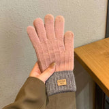 Women’s Wool Lined Touch Screen Gloves – Warm Winter Casual Style