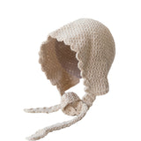 Women’s Lace Knitted Wool Hat – Vintage Style Lei Feng Beanie