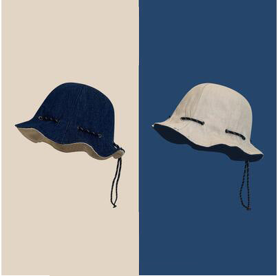 Reversible Denim Fisherman Hat – Wide Brim Sunshade