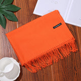 Classic Solid Color Shawl – Soft Touch Scarf in 25 Designer Shades