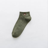 Women’s Simple Bear Ankle Socks – Casual Fashion Style