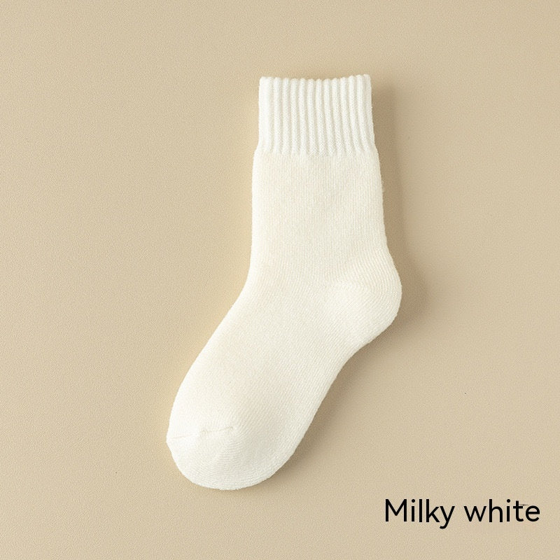 Children’s Winter Fleece Socks – Thick Warm Wool Style