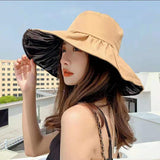 Women’s UV Protection Sun Hat – Wide Brim Korean Style