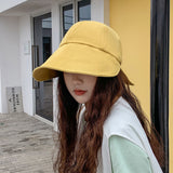 Women’s Cotton Bucket Hat – Wide Brim Sun Visor