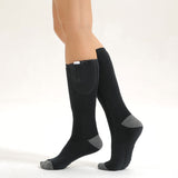 USB Heated Cotton Socks – Thickened Washable Winter Warm Socks