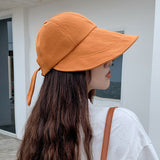 Women’s Cotton Bucket Hat – Wide Brim Sun Visor
