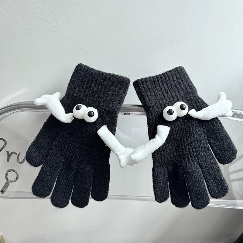 Couple Magnetic Gloves – Cute Warm Cotton Winter Hand Gloves