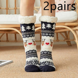 Women’s Thicken Warm High-Tube Velvet Floor Socks – Winter Cozy Design