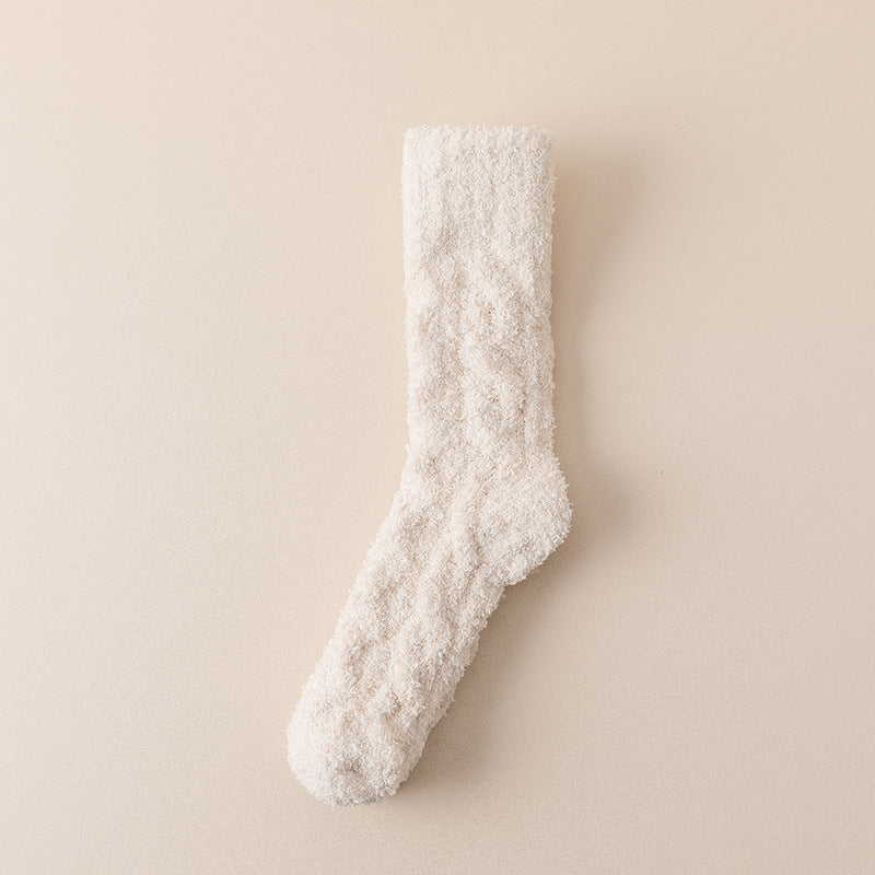Women’s Coral Fleece Winter Socks – Thick & Cozy