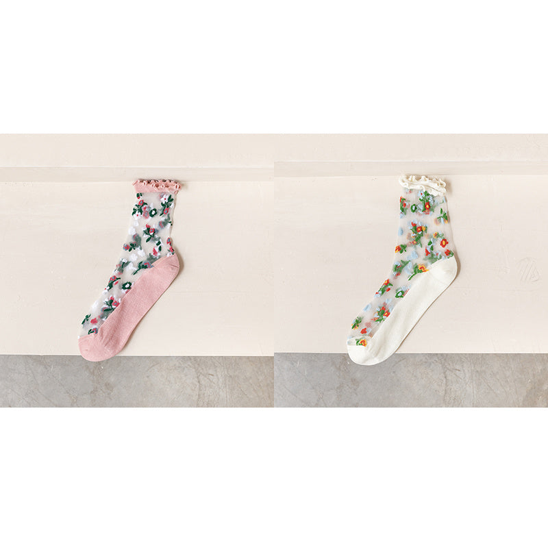 Women’s Fashion Personality Crystal Glass Stockings