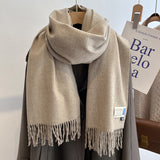 Oversized Brushed Scarf – Soft Woven Shawl in 39 Elegant Colors