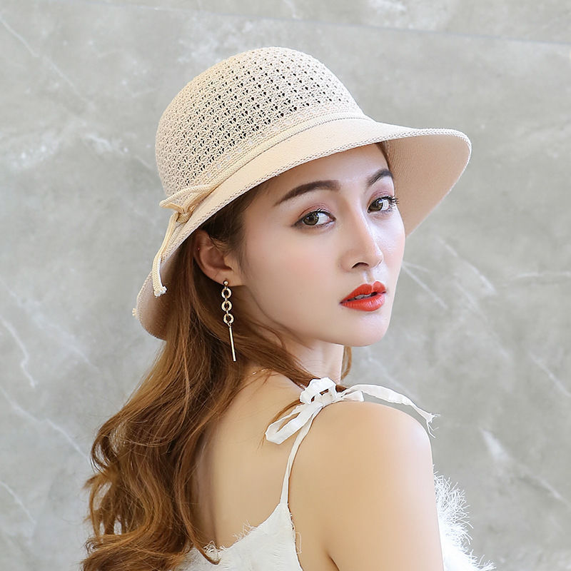 Women’s Summer Sun Hat – Lace, Ribbon & Pearl Accent Styles
