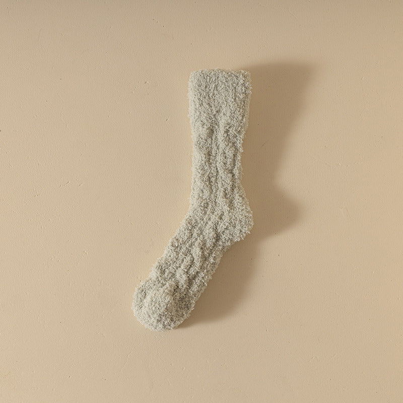 Women’s Coral Fleece Winter Socks – Thick & Cozy