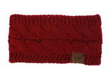 Women’s Knitted Winter Headband – Warm Wool Ear Muffs