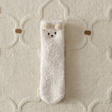 Women’s Coral Fleece Bear Socks – Cozy Winter Style