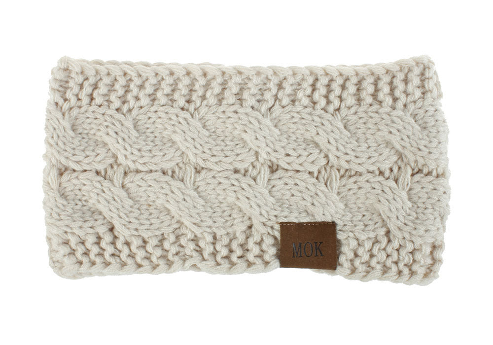 Women’s Knitted Winter Headband – Warm Wool Ear Muffs