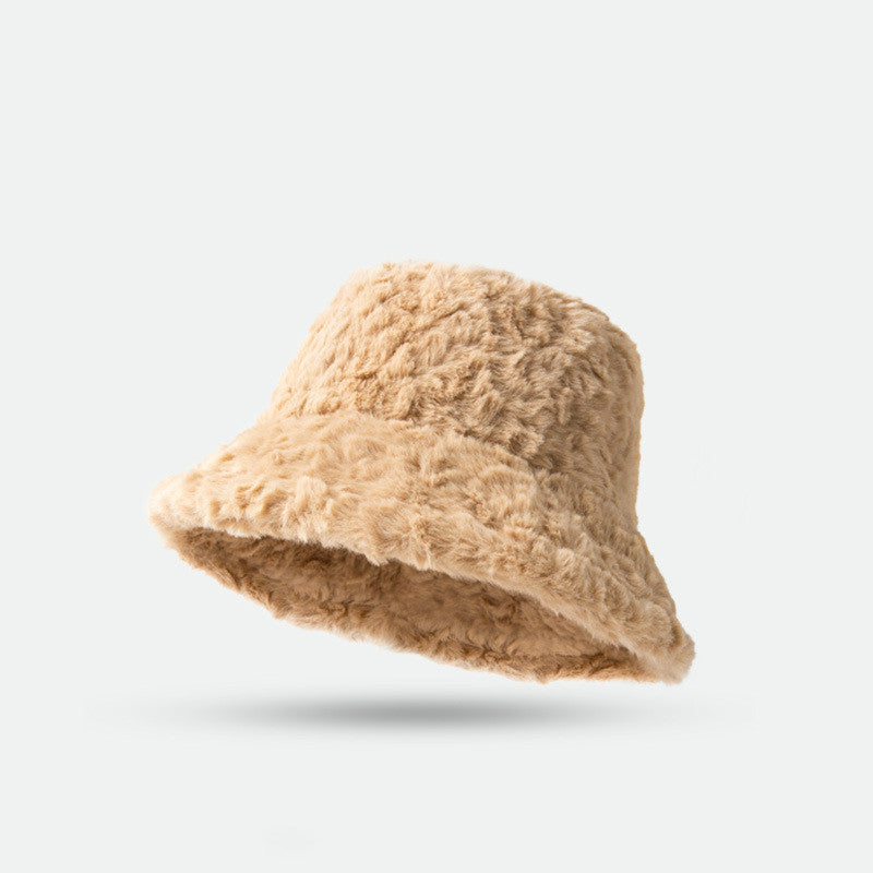 Women’s Lambswool Bucket Hat – Winter Warm Fisherman Style