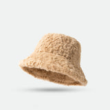 Women’s Lambswool Bucket Hat – Winter Warm Fisherman Style