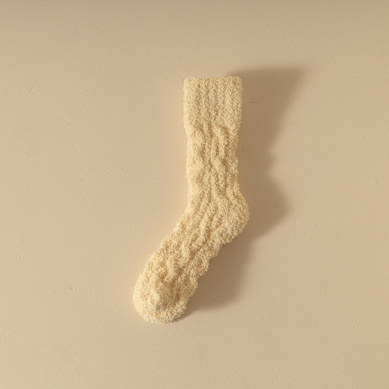 Women’s Coral Fleece Winter Socks – Thick & Cozy