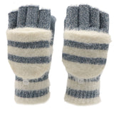 Flip Half Finger Knitted Gloves – Warm Wool-Blend Winter Design