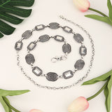 Boho Metal Waist Chain Belt – European Retro Decorative Belt for Dresses & Skirts
