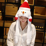 Novelty Movable Christmas Hat – Santa, Snowman & Elk Styles